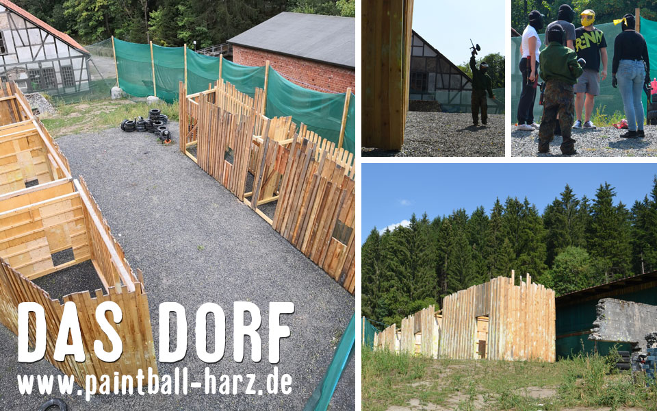 Neues Paintball-Spielfeld im Harz - Das Dorf - Sankt Andreasberg